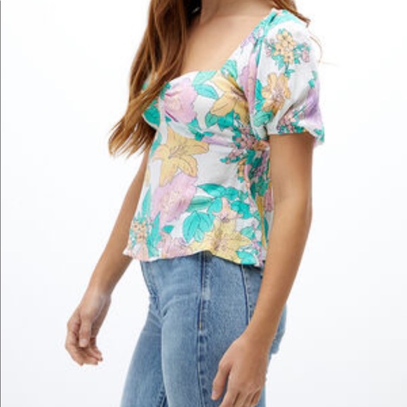 NWT Billabong In Your Dreams Floral Top - Picture 3 of 8